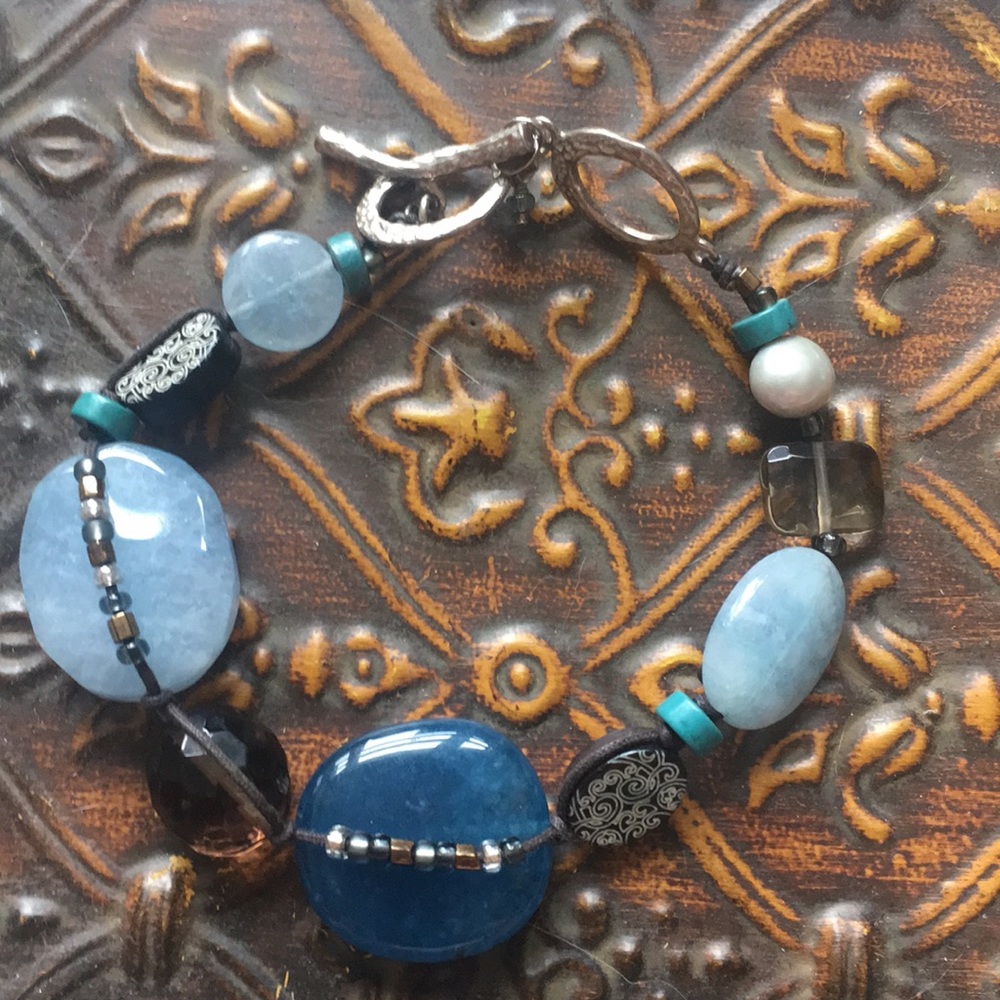 Watercolor Bead Bracelet